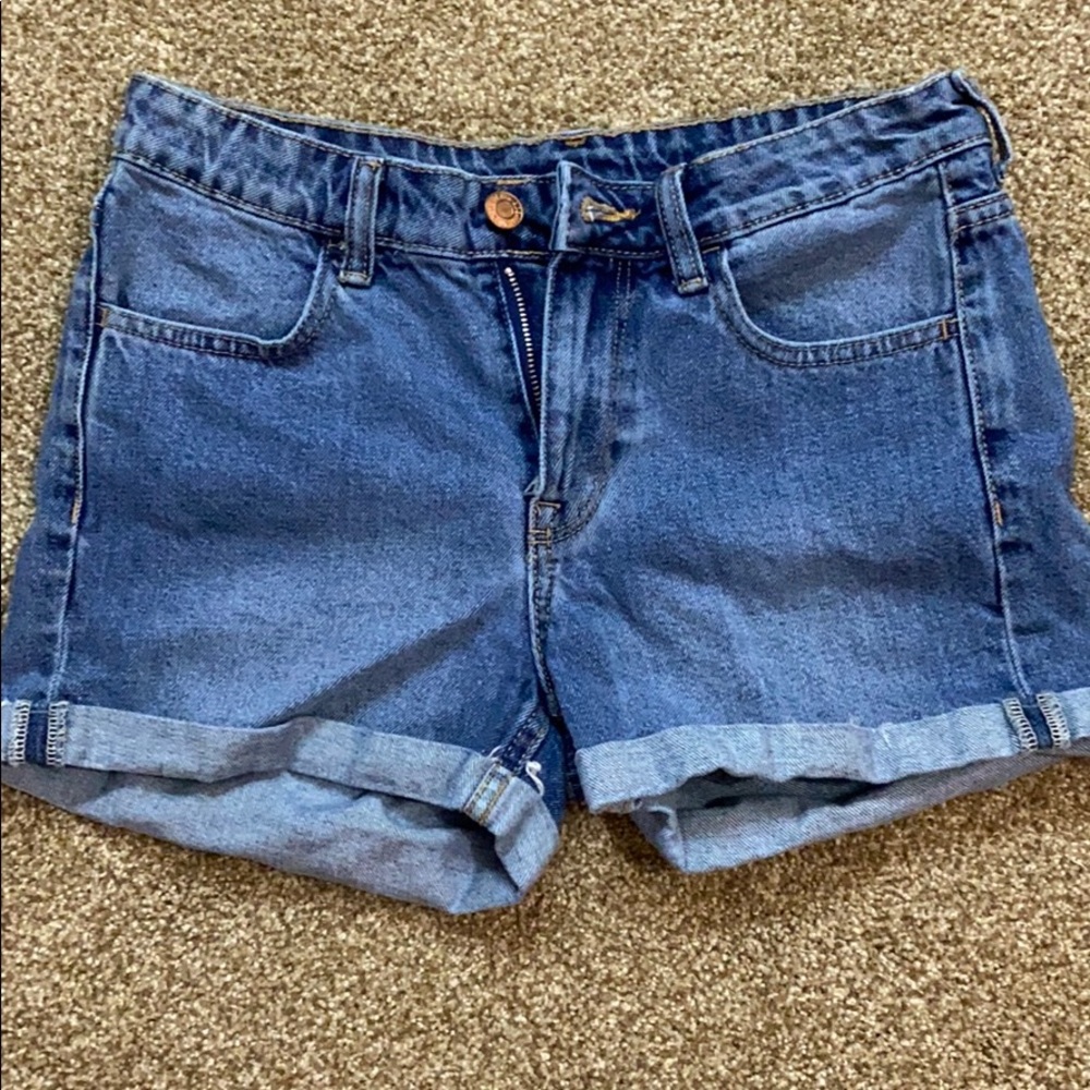 Denim jean shorts